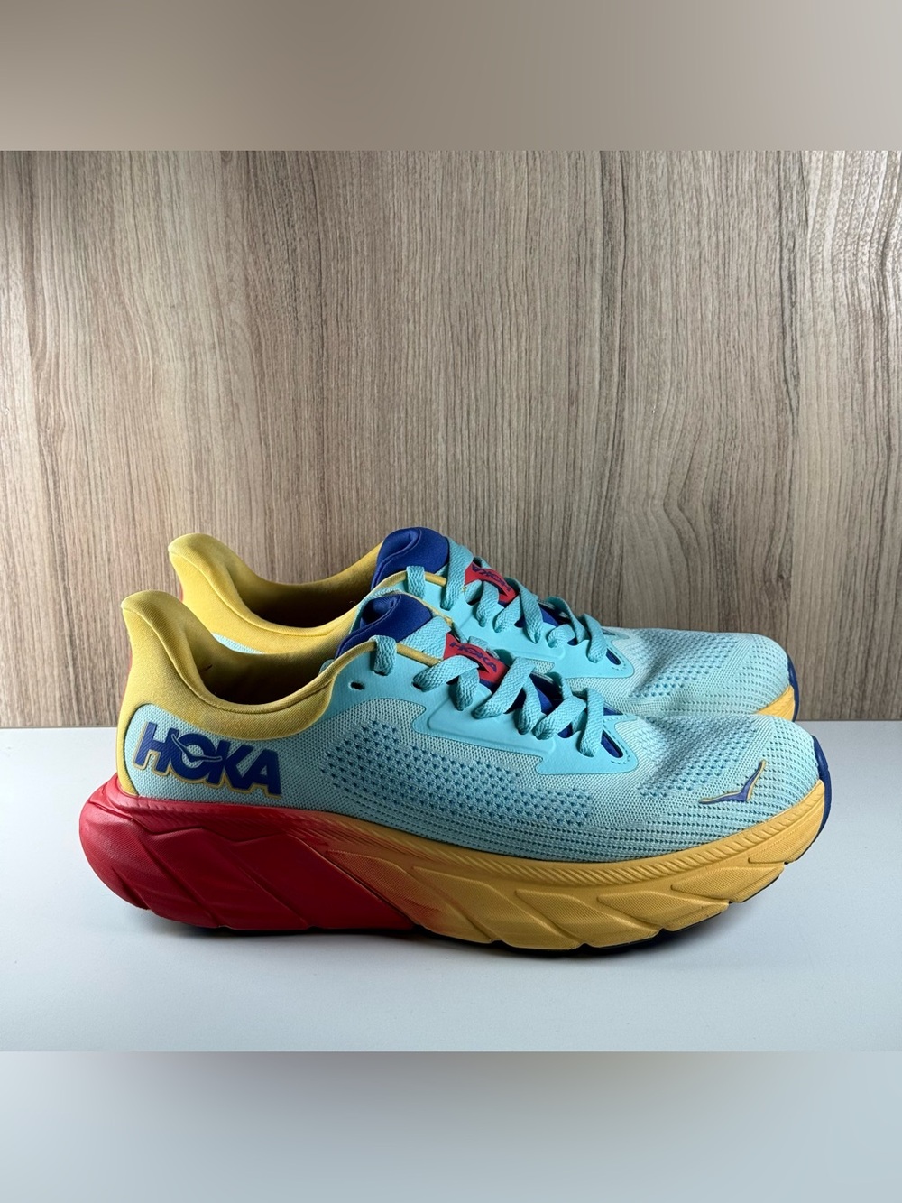 Hoka One One Arahi 7 Cloudless Poppy Running Shoes 1147850 CSPP Men’s Size 9 D